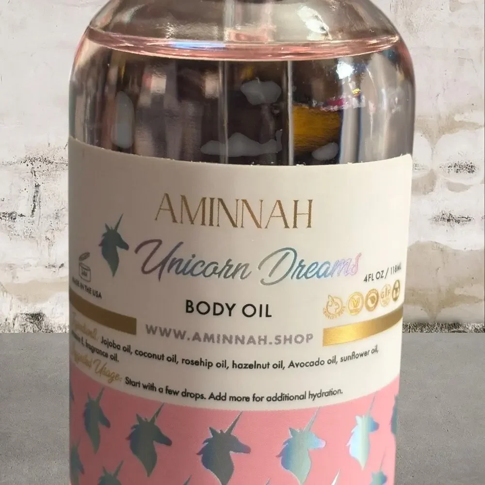 Aminnah Unicorn Dreams Body Oil NEW - Picture 2 of 4